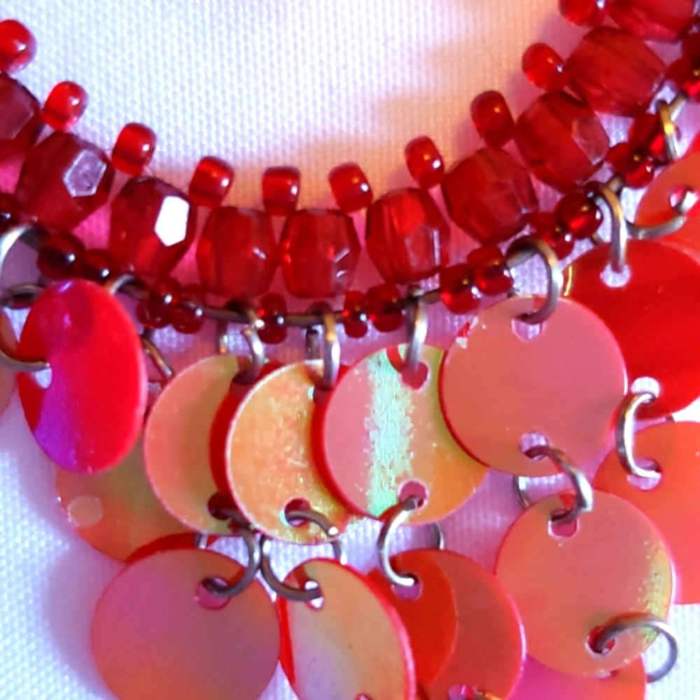 Dangle round earrings - Picture 3 of 5